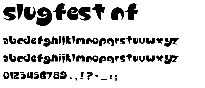 Slugfest NF font